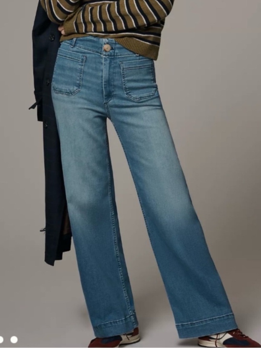 Maeve The Colette Full-Length Wide-Leg Jeans Anthropologie